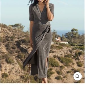 CozyChic Ultra Lite Wrap Dress - Carbon